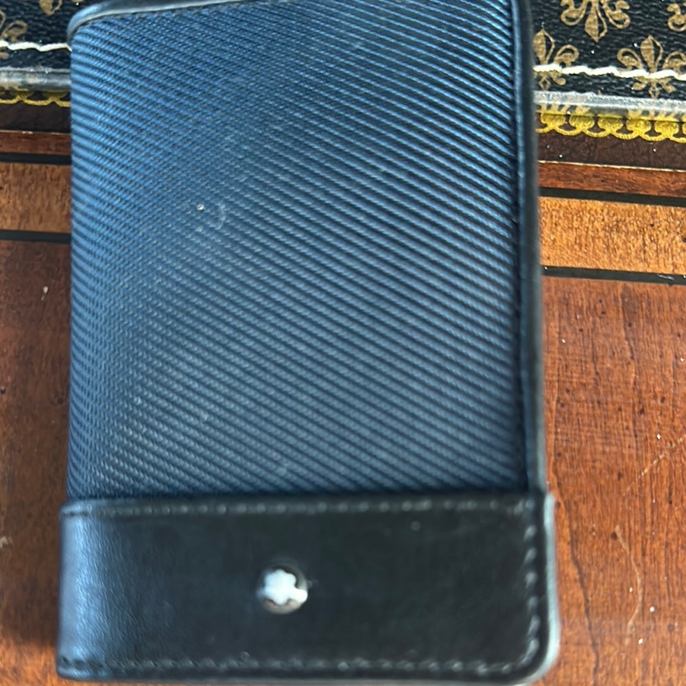 Montblanc Black Leather Wallet